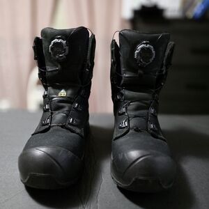 The RedWings Versapro #3035 - these boots are gently used...they were used for o